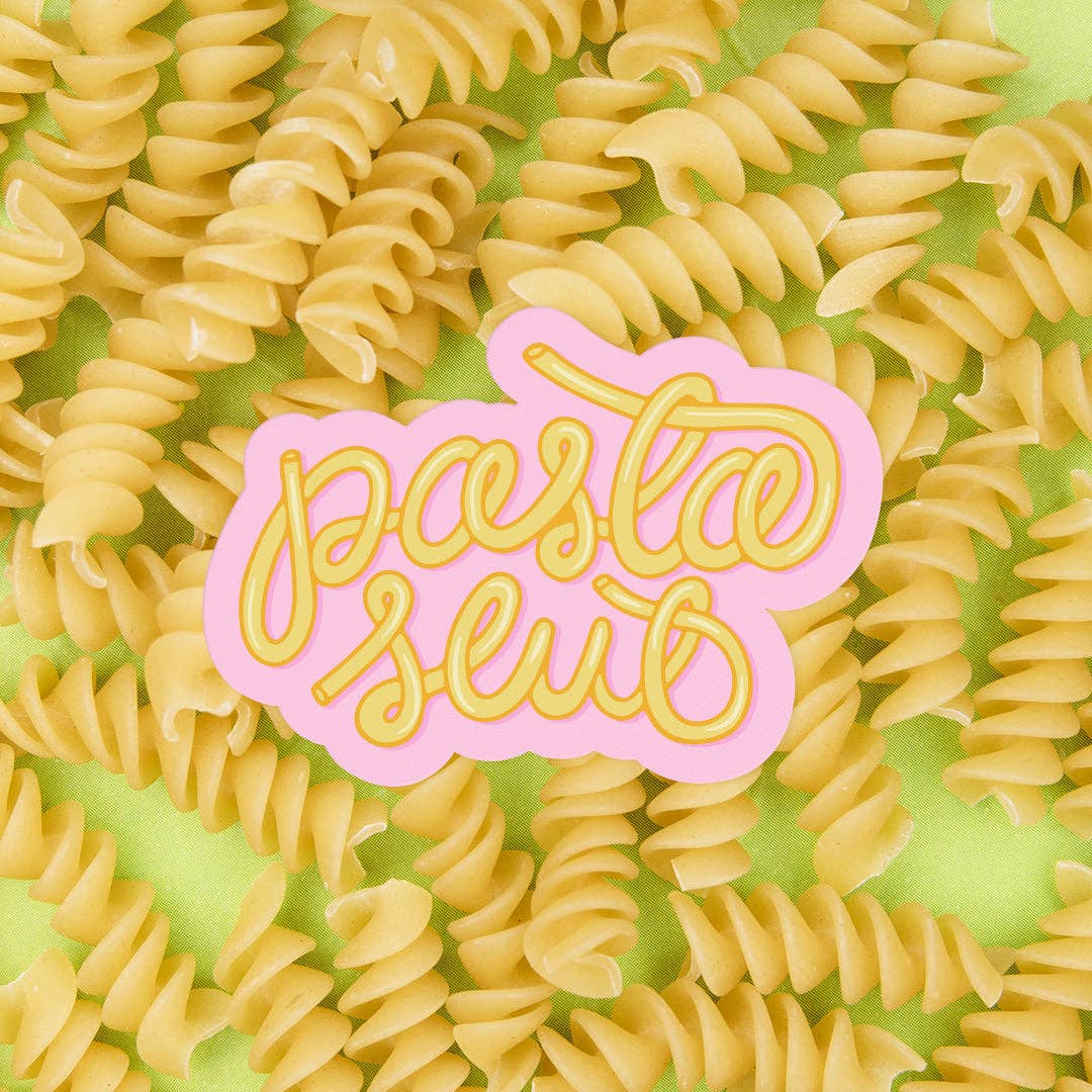 Pasta Slut Pink Vinyl Sticker