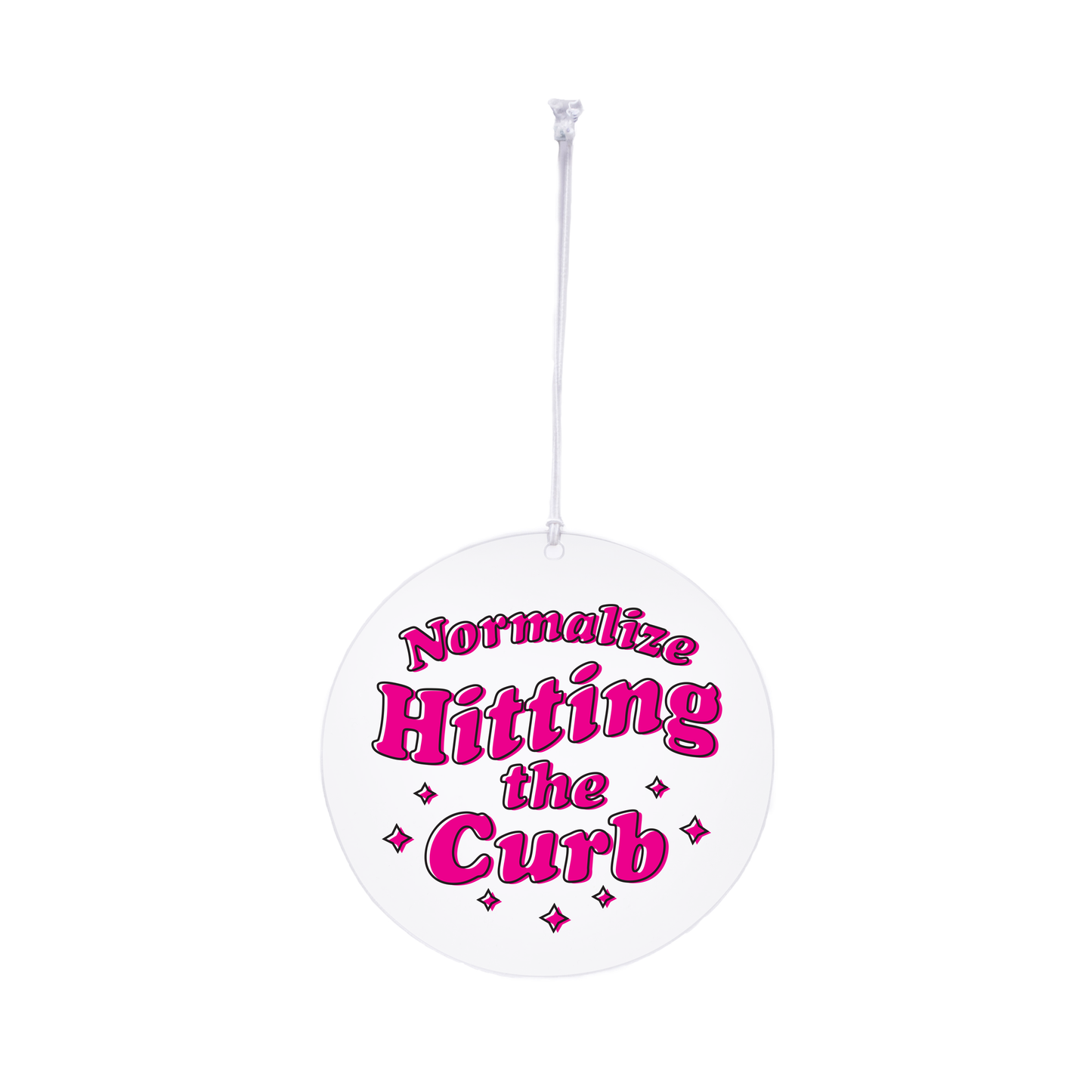Normalize Hitting The Curb Rearview Mirror Car Charm