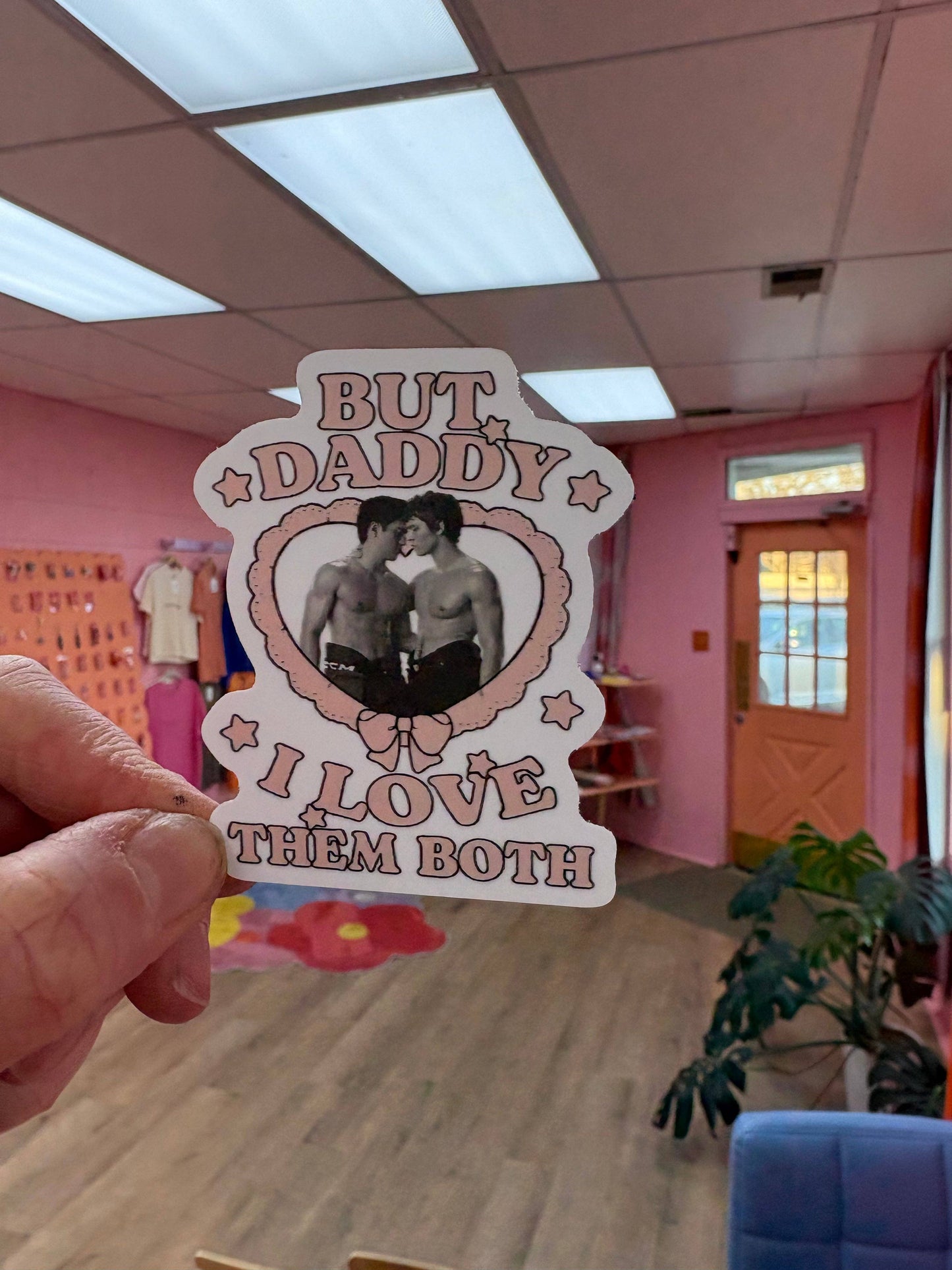 “But Daddy I Love them Both” Heated Rivalry sticker