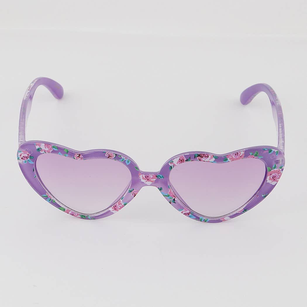 KIDS Bling Bling Kids Heart Sunglasses