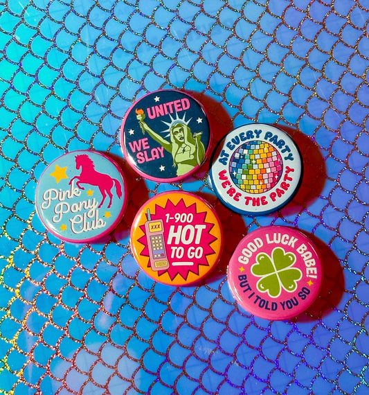 1-900-HOT-TO-GO (Chappell Roan Button or Magnet!)