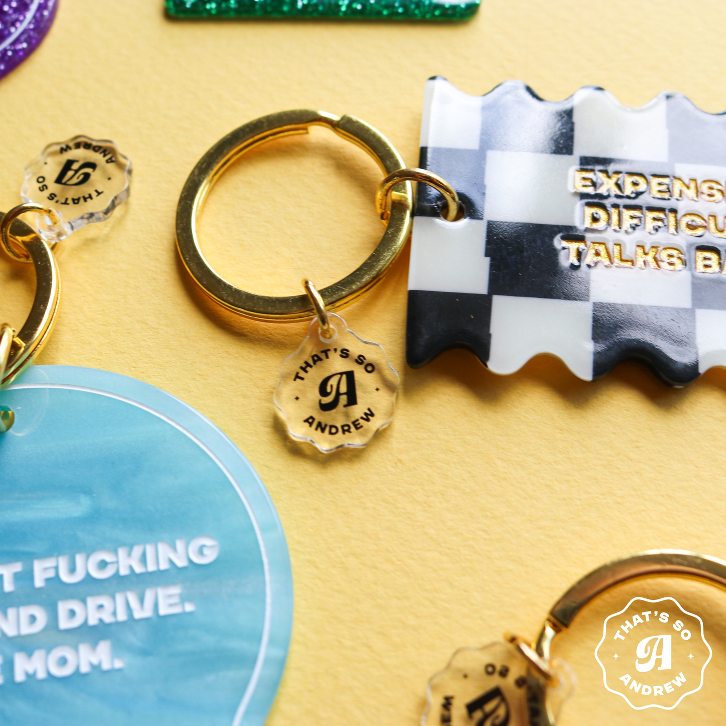 More Weenies Less Meanies | Motel Style Keychain