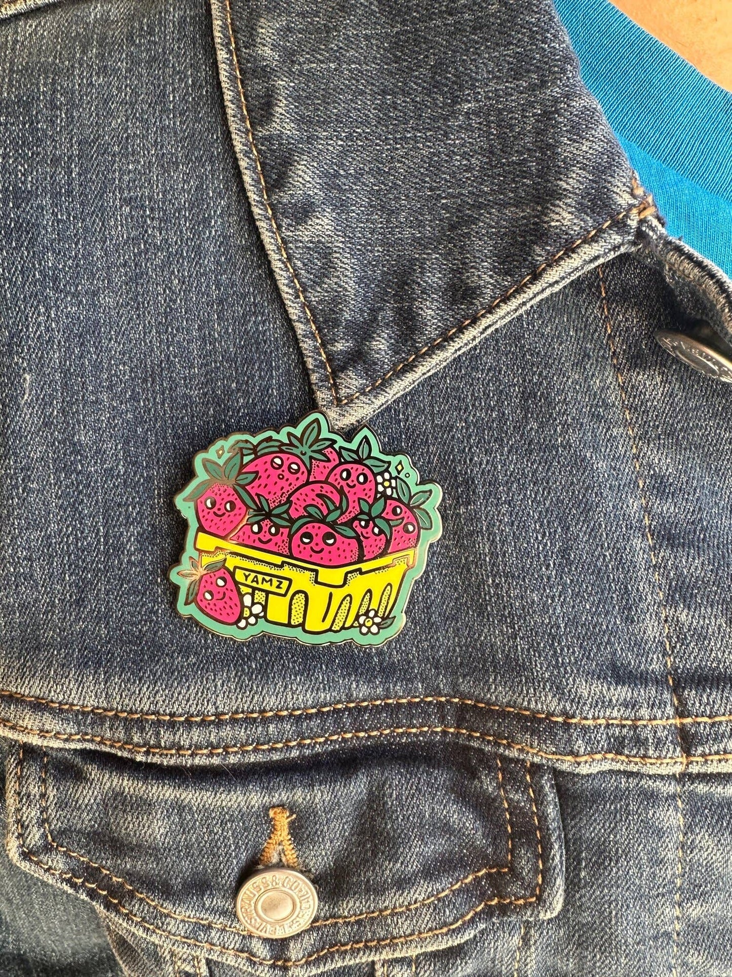 Fresitas Unidas Enamel Pin