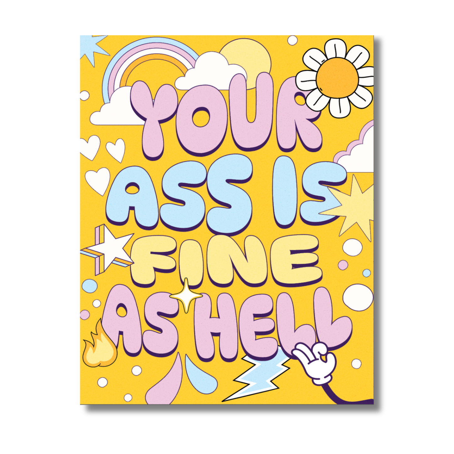 Your Ass Is Fine As Hell Puzzle (funny, gift)