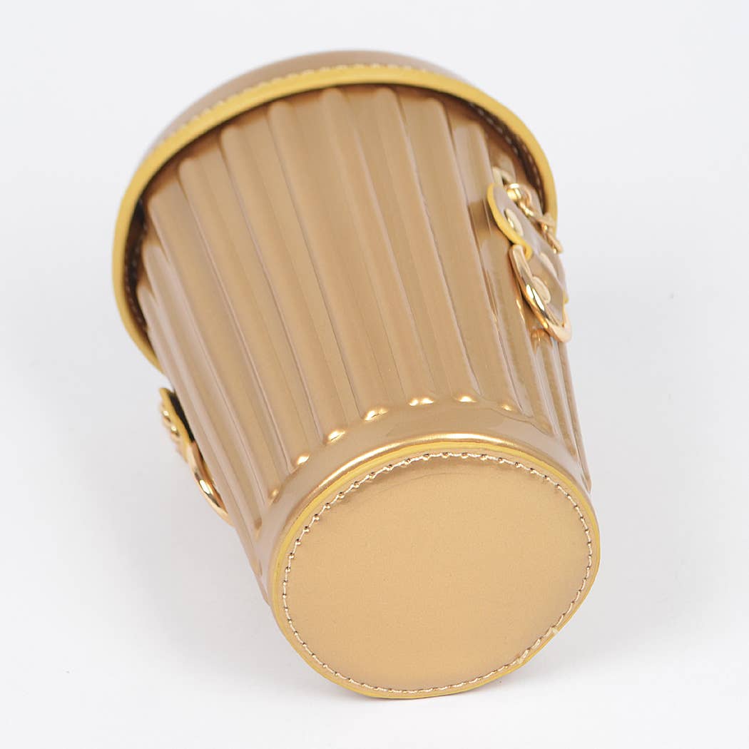 Trash Can Inspired Clutch