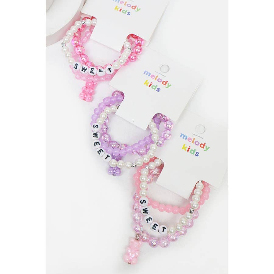 SWEET Gummy Bear Kids Bracelets