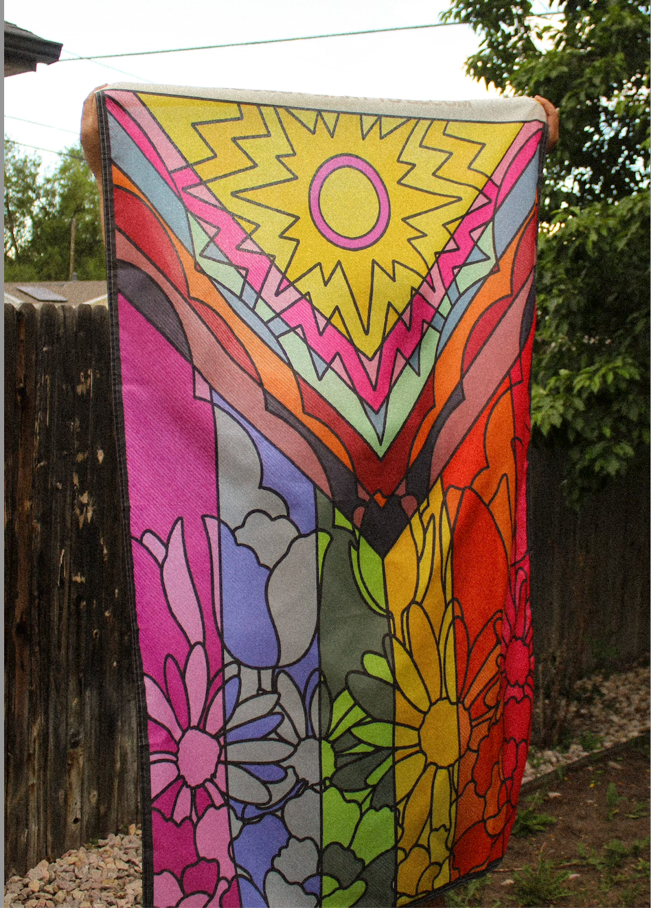 We Just Want to Bloom Pride Flag