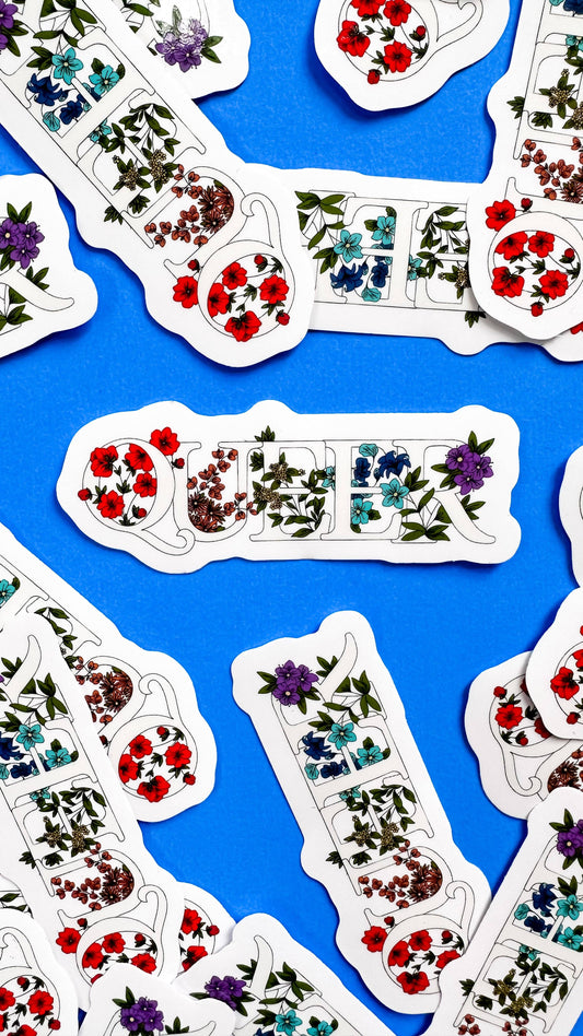 Queer Floral Sticker