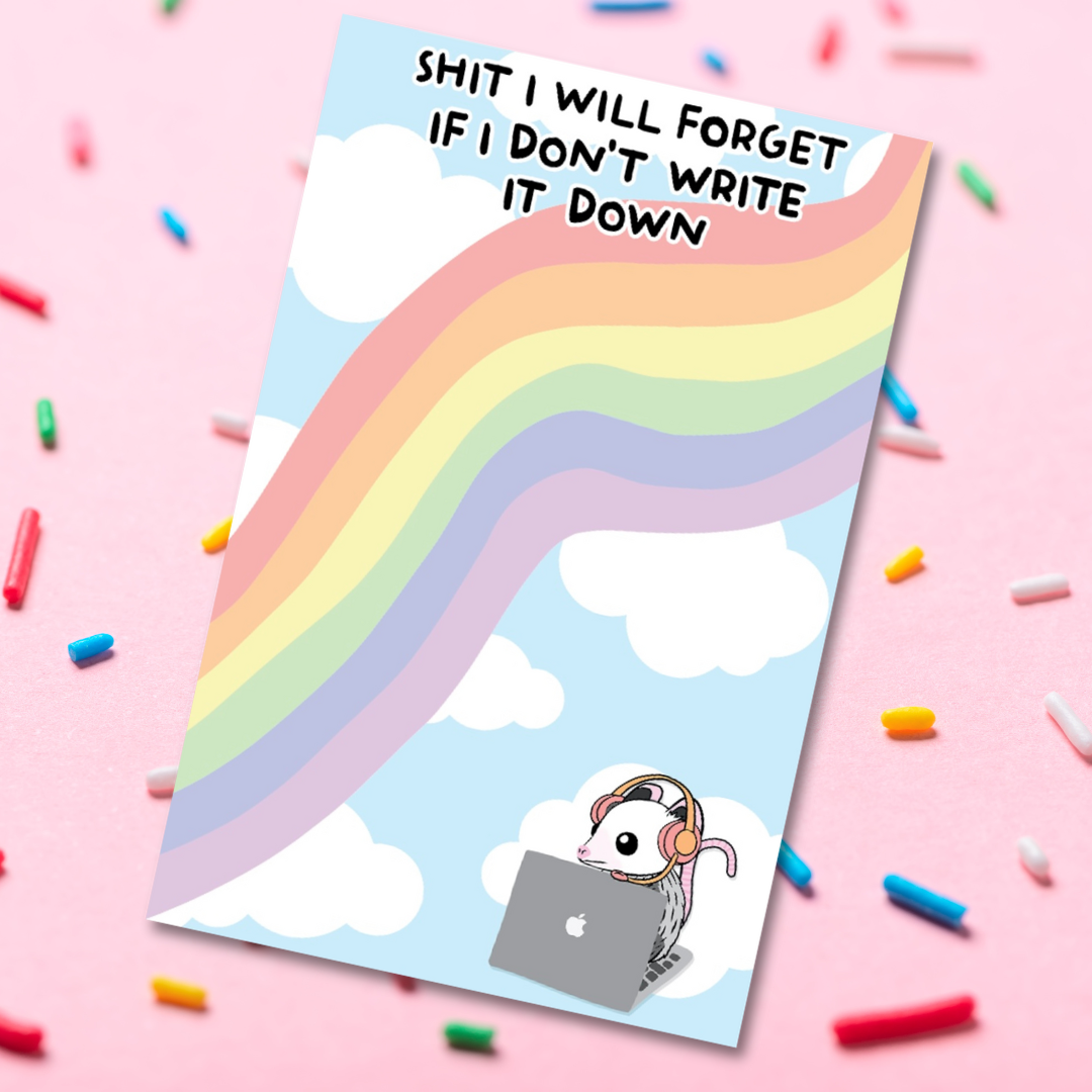Shit I Will Forget Notepad