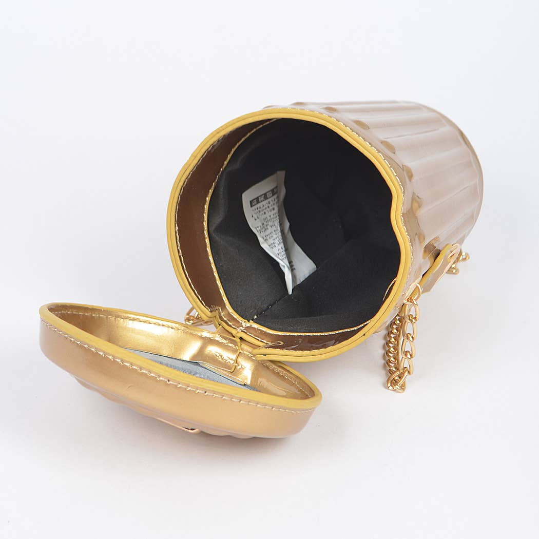 Trash Can Inspired Clutch