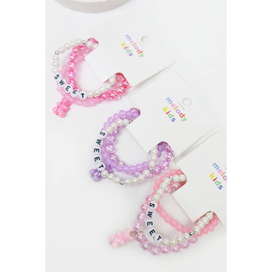 SWEET Gummy Bear Kids Bracelets