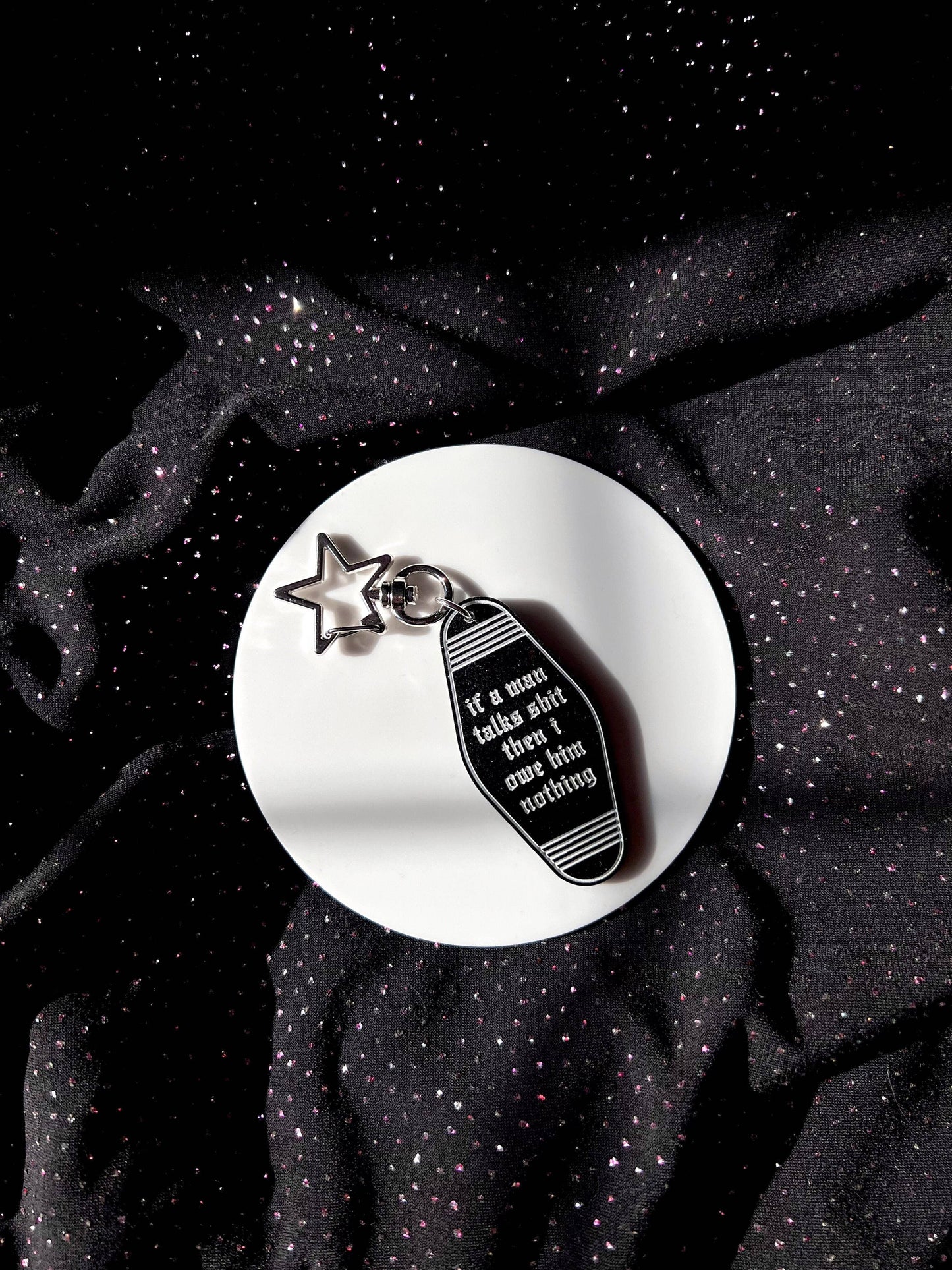 If A Man Talks Shit Then I Owe Him Nothing - Black Keyring