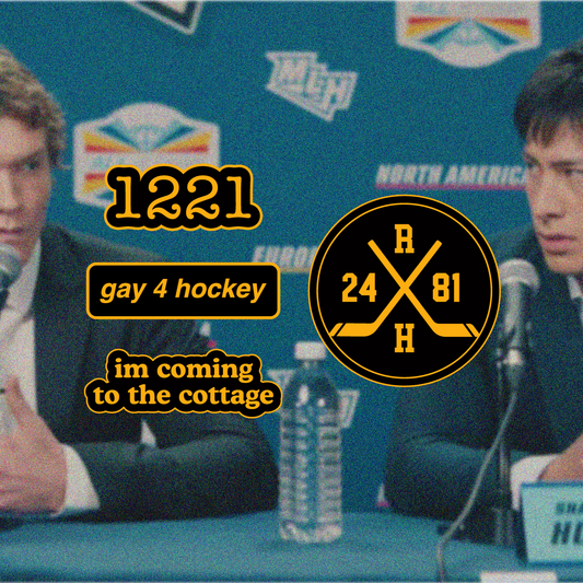 Heated Rivalry - I'm Coming To The Cottage - Enamel Pin