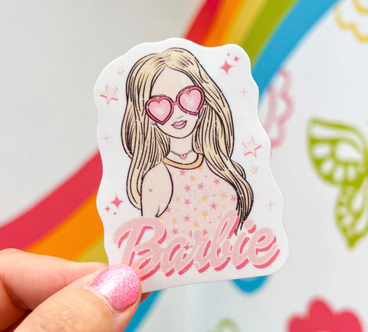 Barbie Doll Sticker