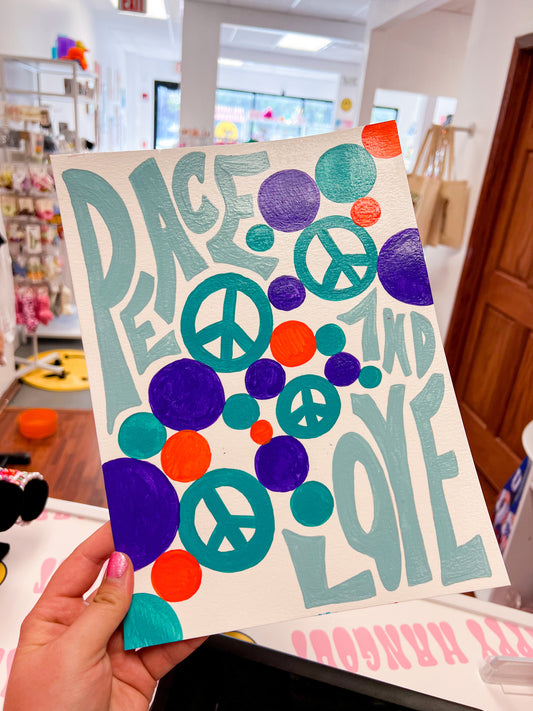 Peace And Love Painting