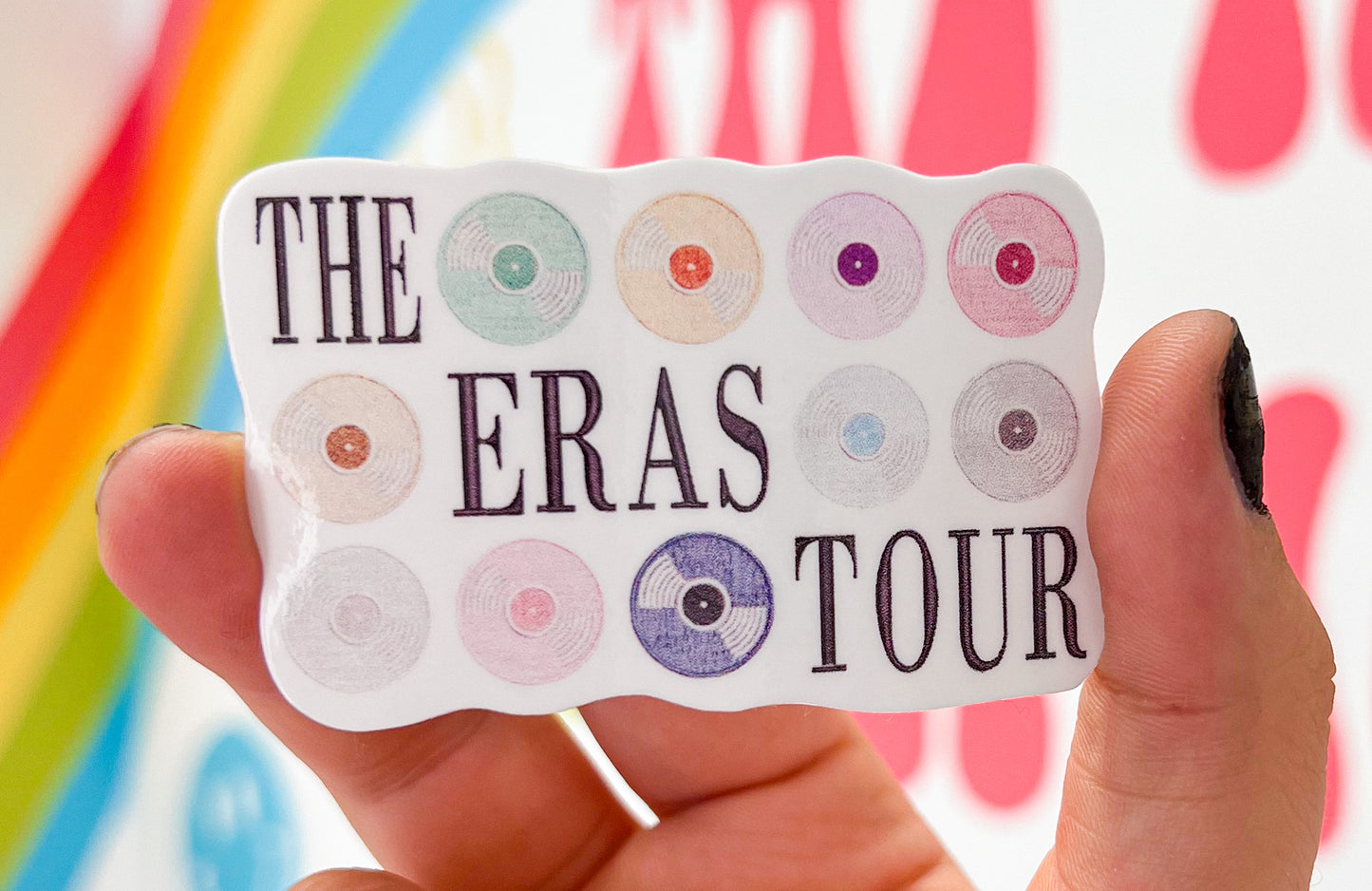 The Eras Tour Vinyl Records Sticker
