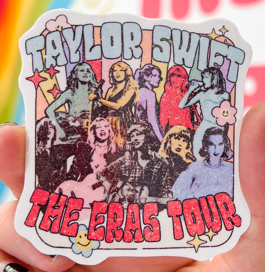 Taylor Swift The Eras Tour Collage Sticker