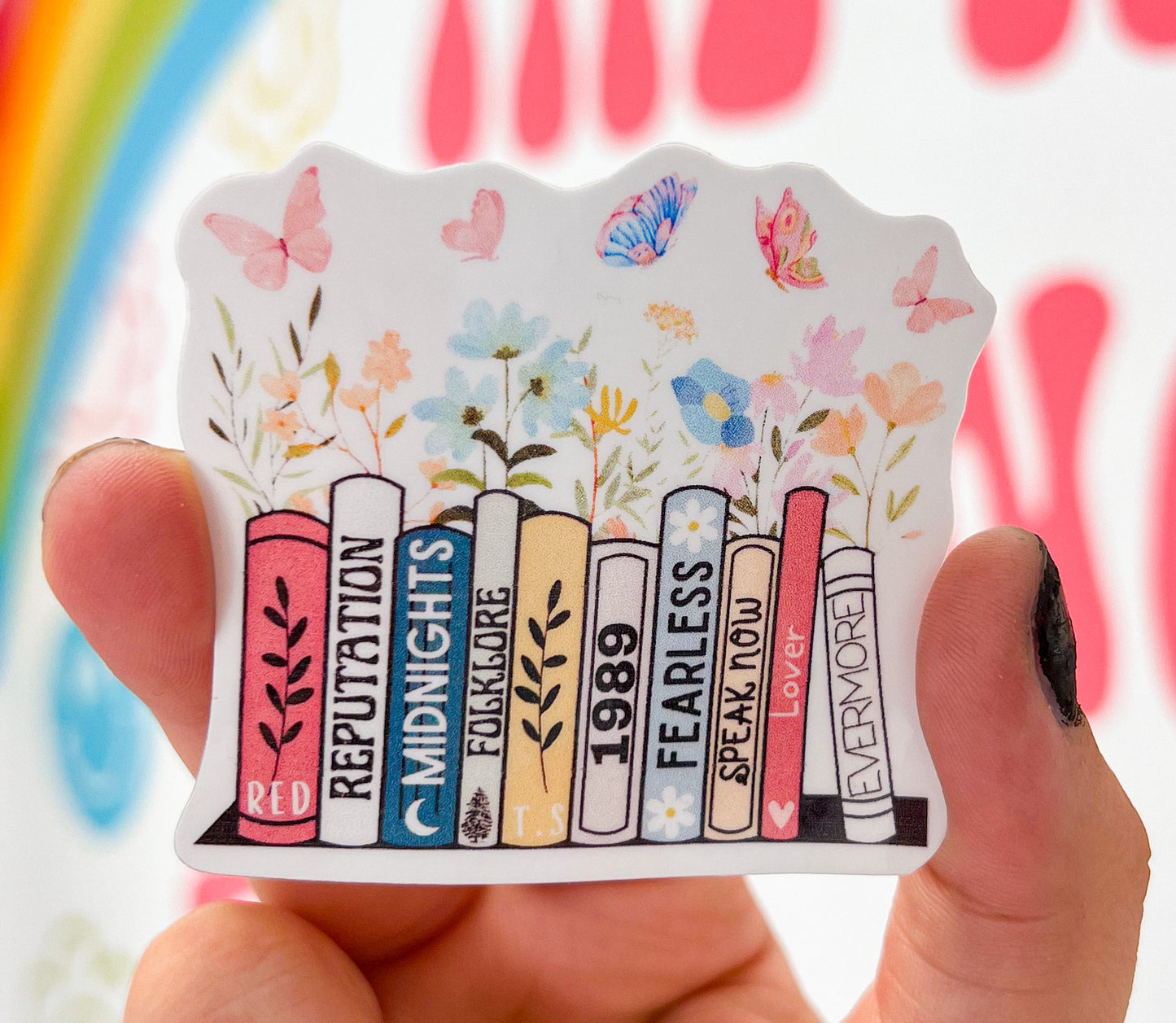 Eras Bookcase Sticker