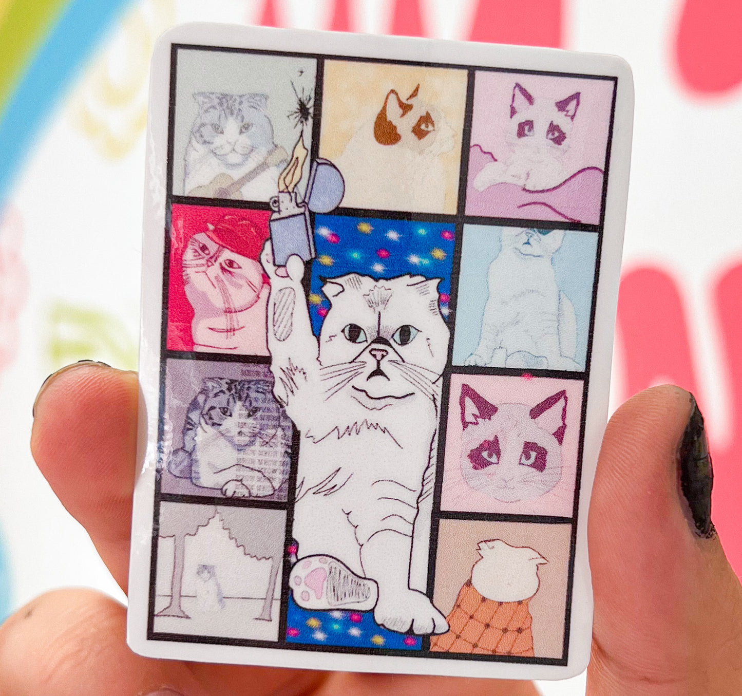 The Eras Tour Cat Sticker