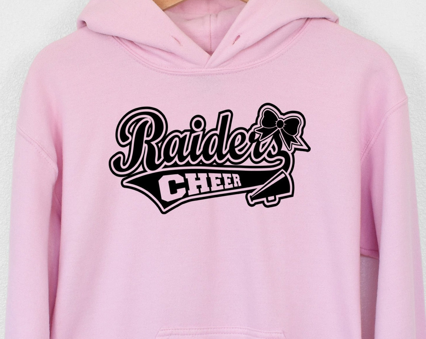 Raiders Cheer (White or Pink) Hoodie