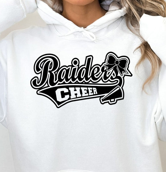 Raiders Cheer (White or Pink) Hoodie