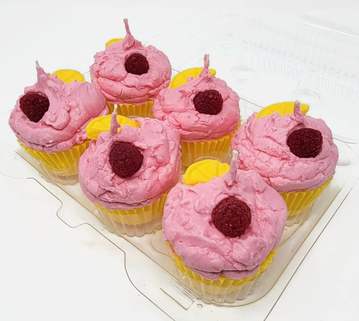 Raspberry Lemonade Cupcake Candle