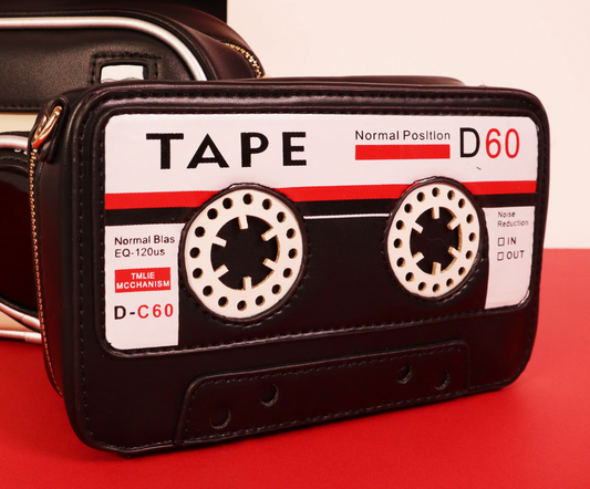 Tape Recorder Crossbody Purse