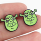 Shrek Stud Earrings