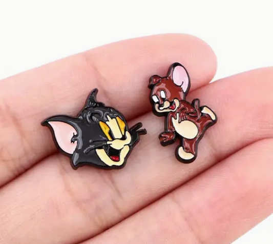 Tom And Jerry Stud Earrings