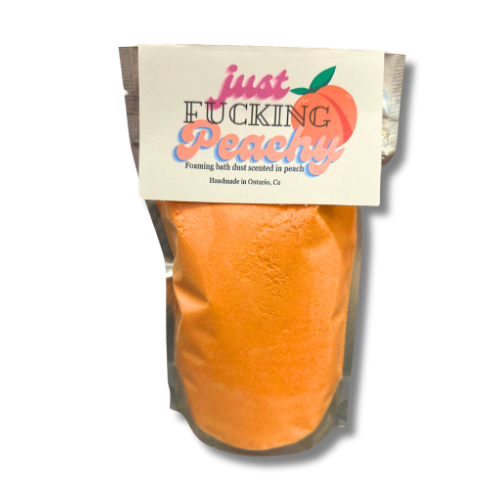 Just f'ing peachy bath dust