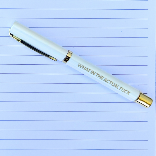 What In The Actual Fuck Journal (funny gift, notebook)