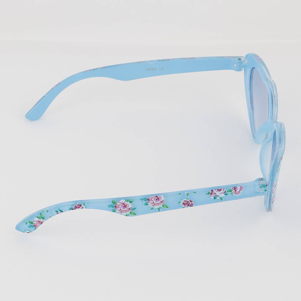 KIDS Bling Bling Kids Heart Sunglasses