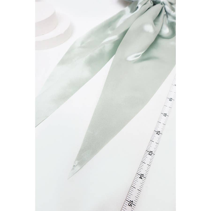 Satin Long Tail Bow Barrettes
