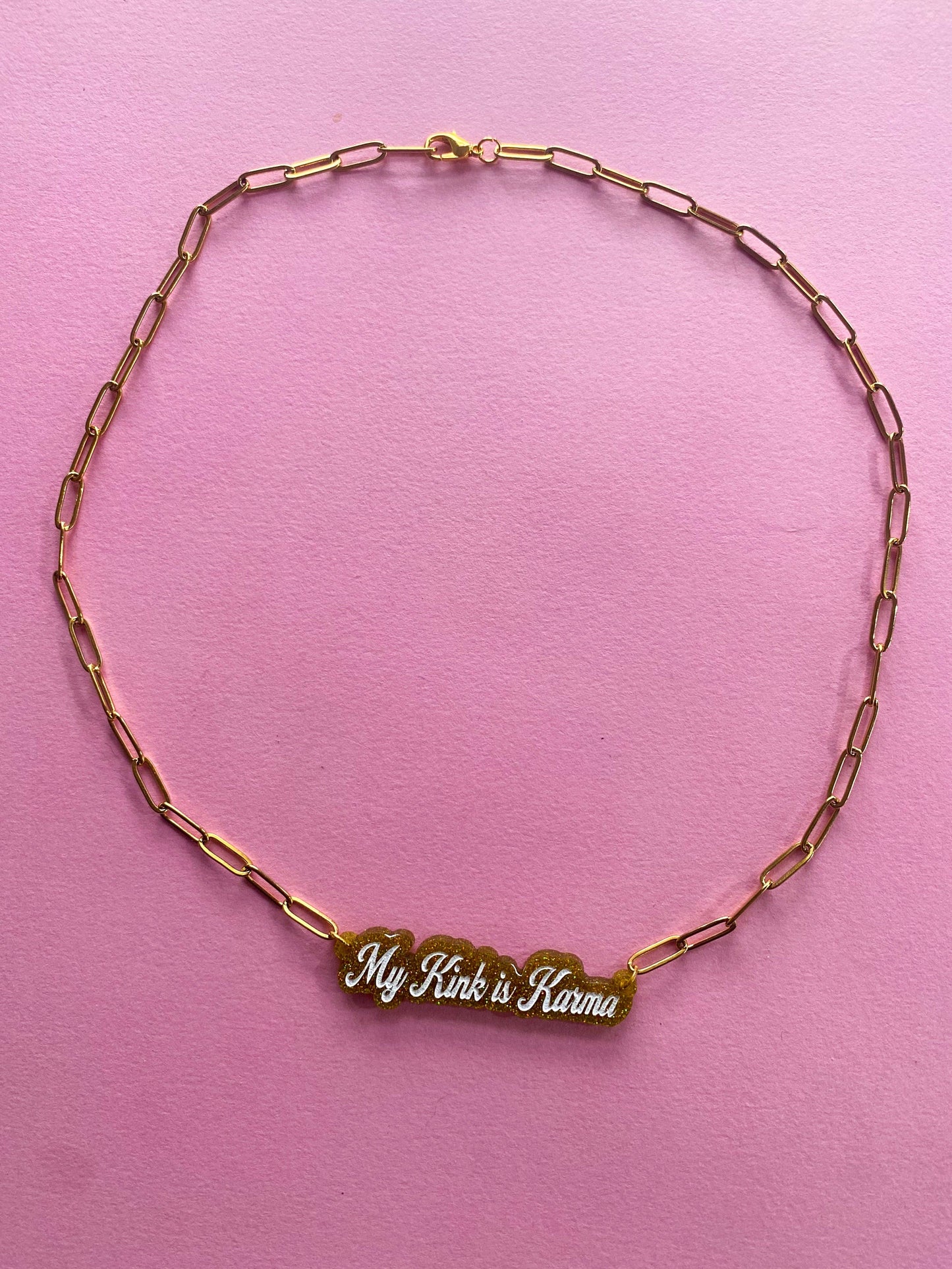 My Kink is Karma necklace