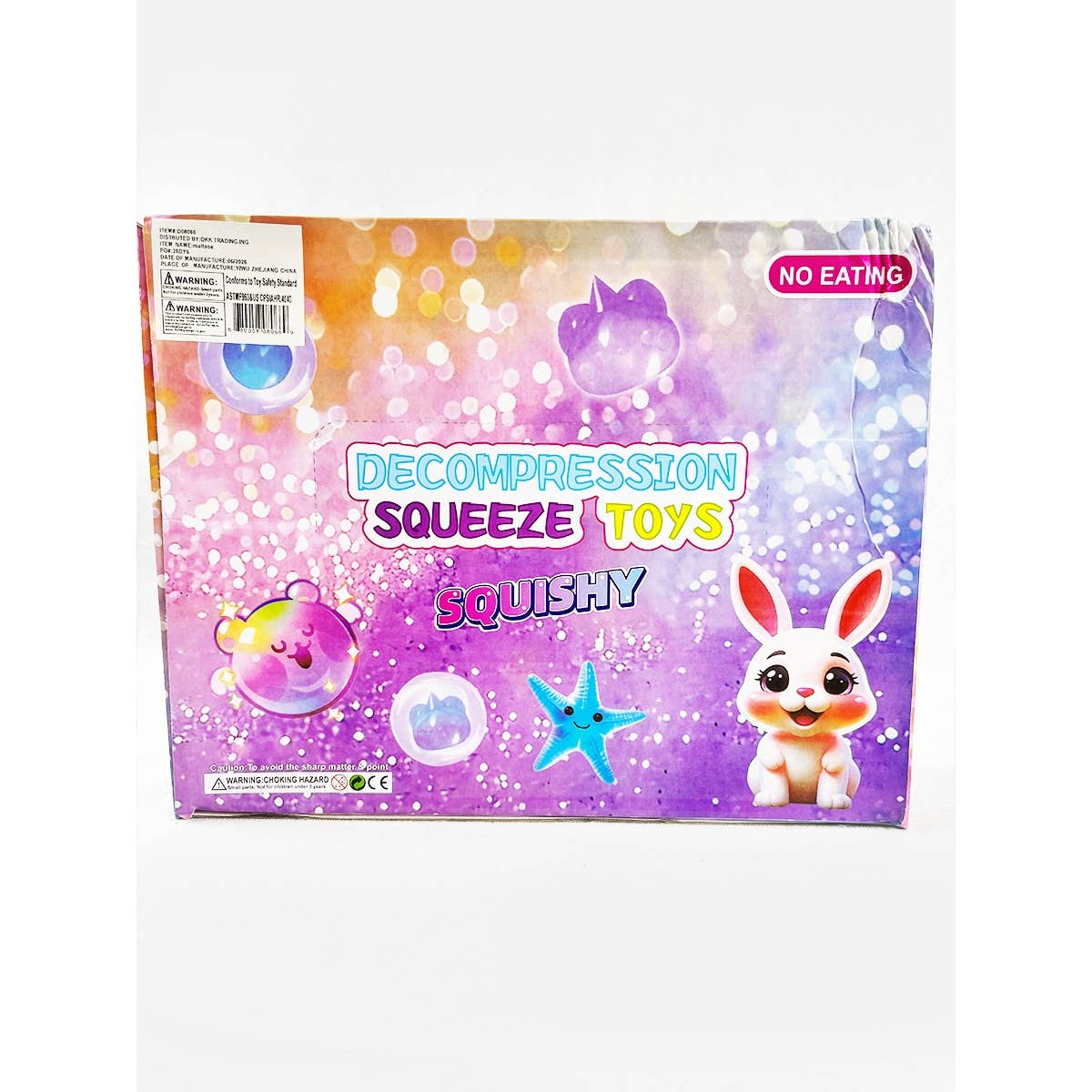 Maltose Glitter Cheese Squishy Toy