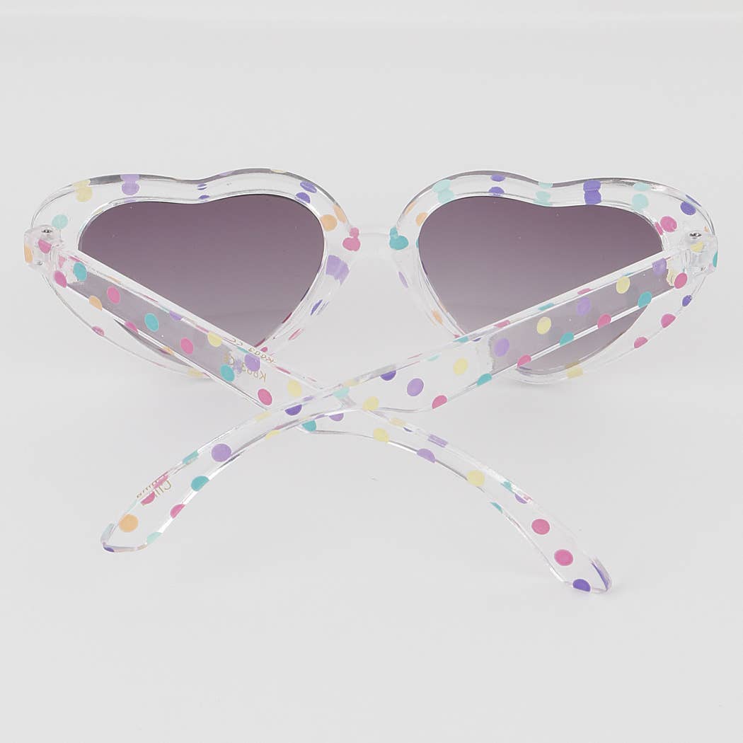 KIDS Bling Bling Kids Heart Sunglasses