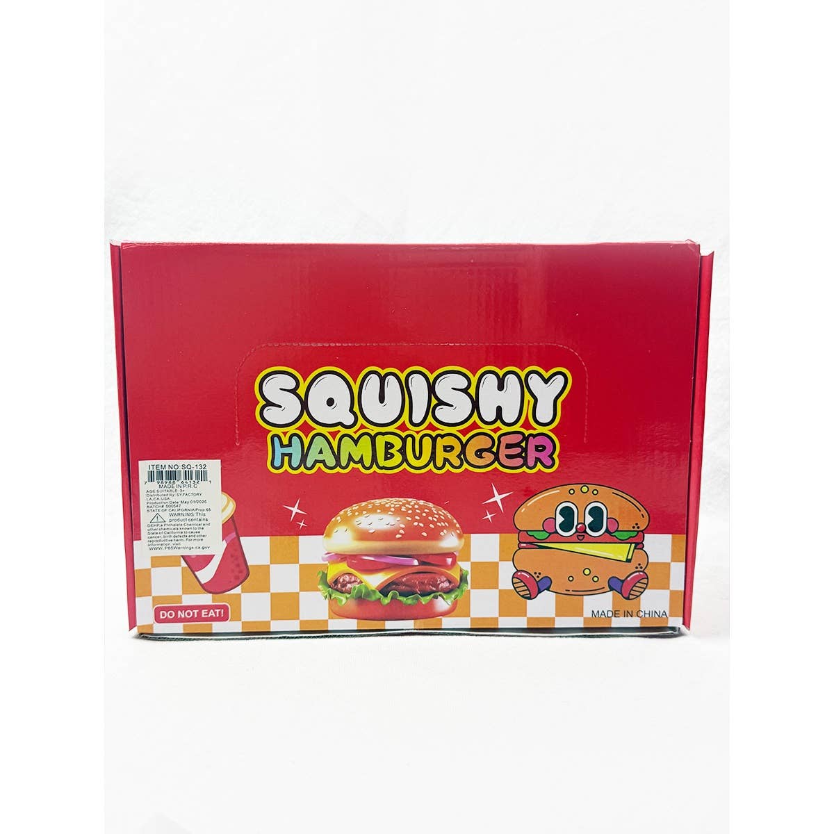 Cute Hamburger and French Fries Squishy Toy