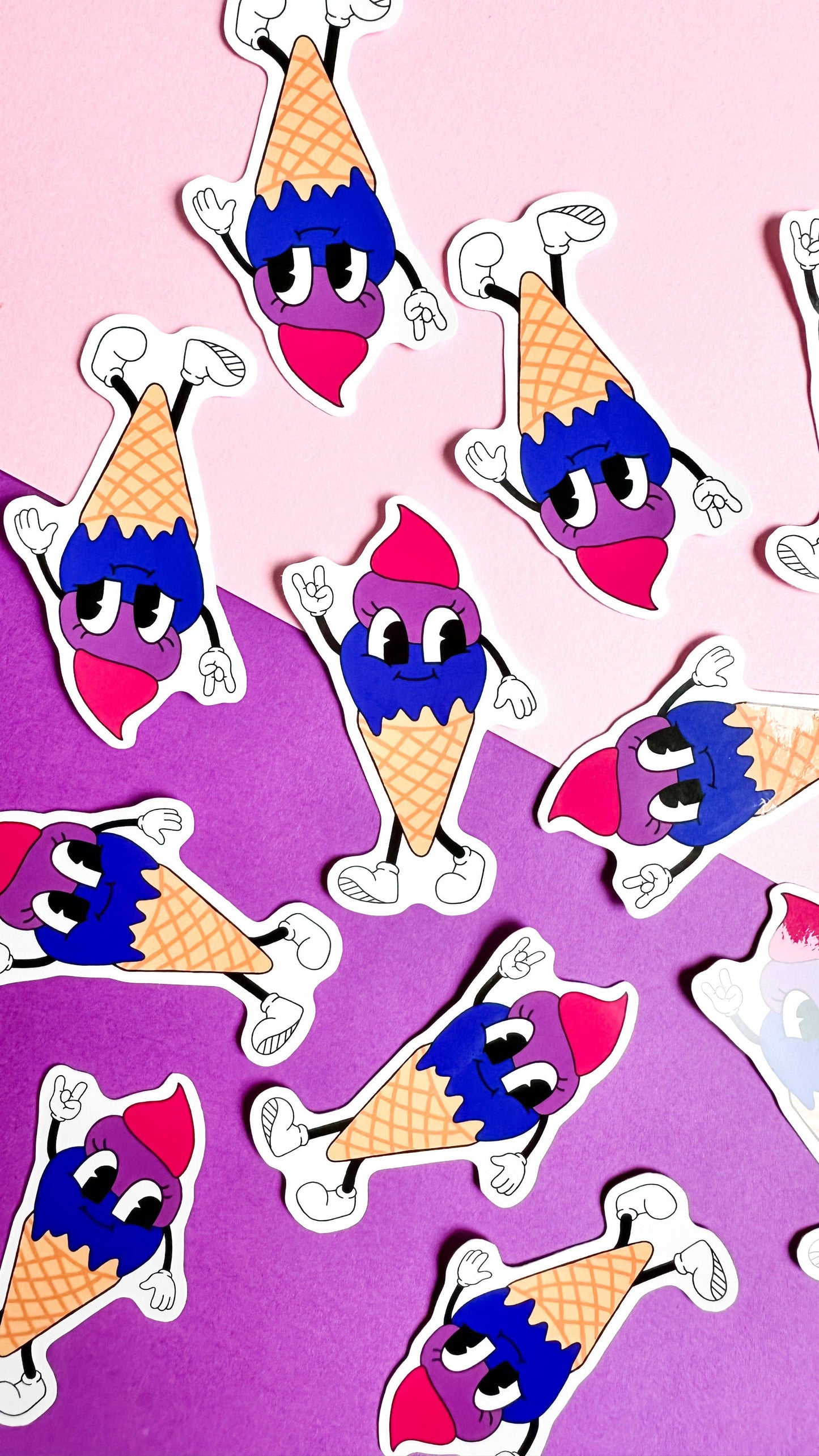 Bisexual Ice Cream Sticker