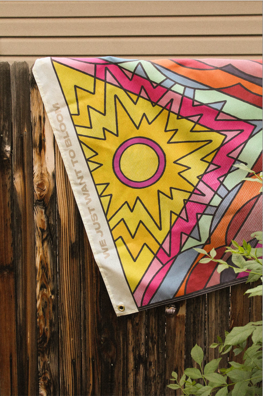 We Just Want to Bloom Pride Flag