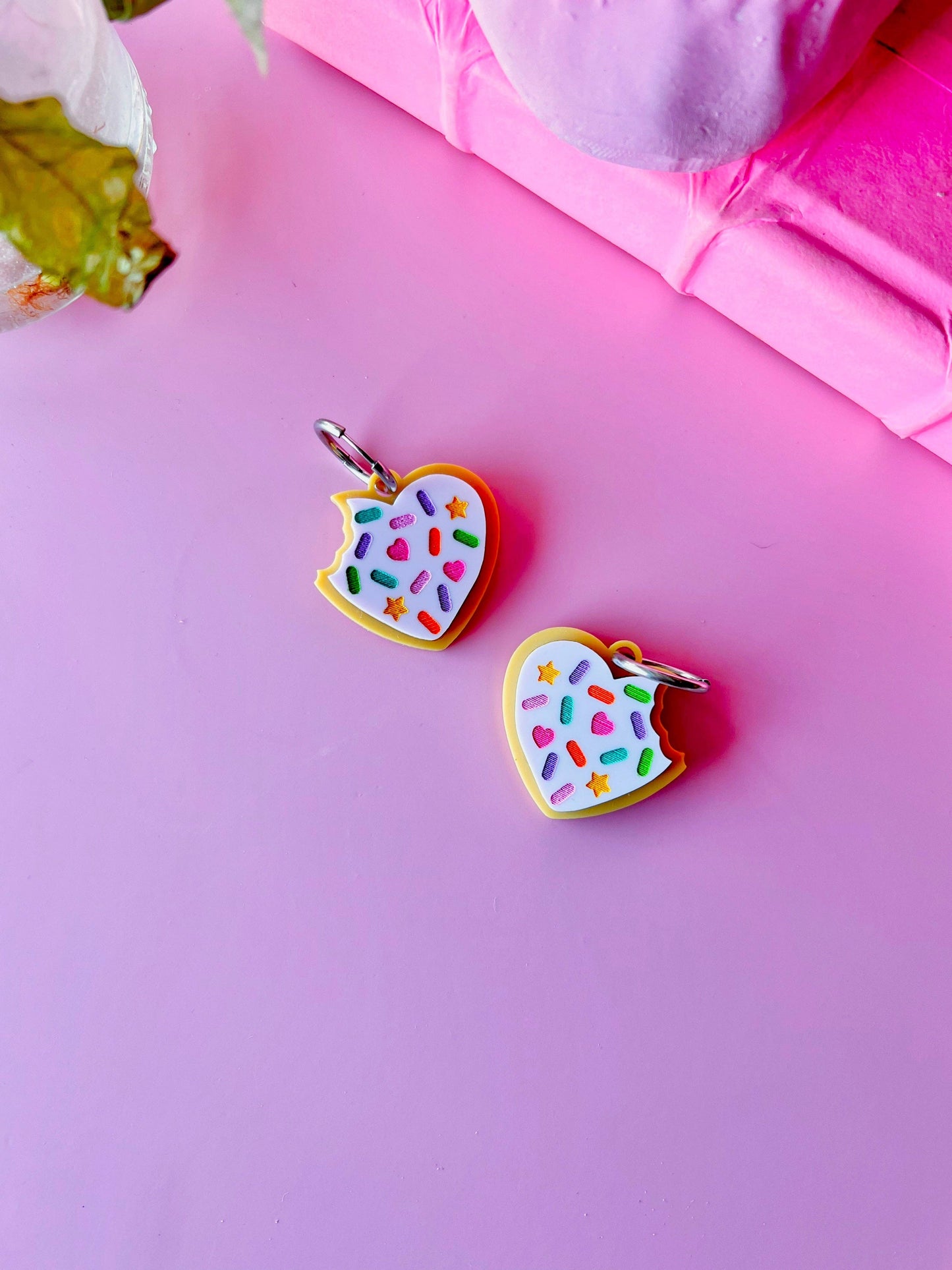 Heart Cookie Earrings