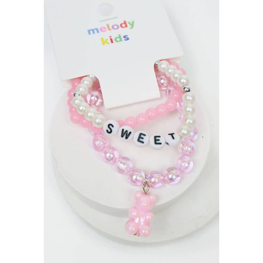 SWEET Gummy Bear Kids Bracelets