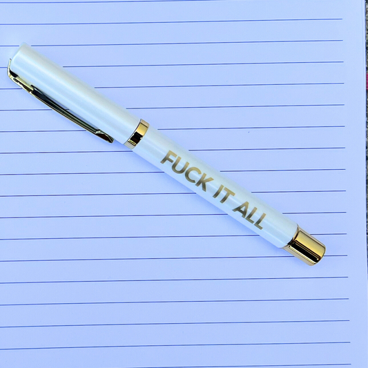 Fuck Everything Journal (funny gift, notebook)