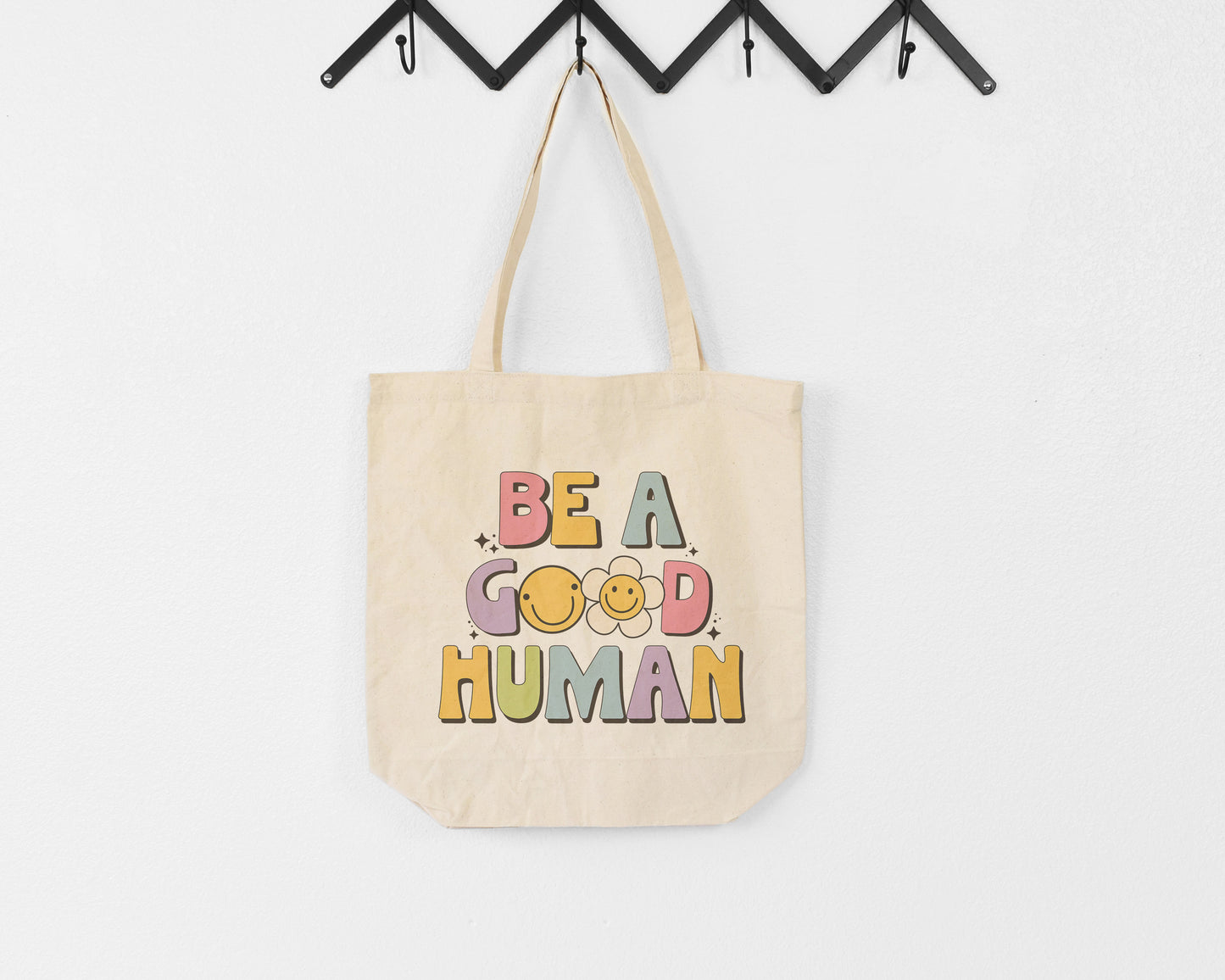 Be A Good Human Tote Bag - Mental Health Tote