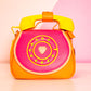 Pink and Orange Rotary Phone Handbag - Functional
