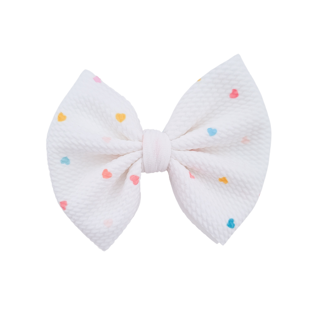 Sophia Hair Bow - Petite Hearts