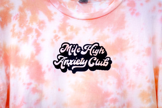 Mile High Anxiety Club Shirt - HAND DYED