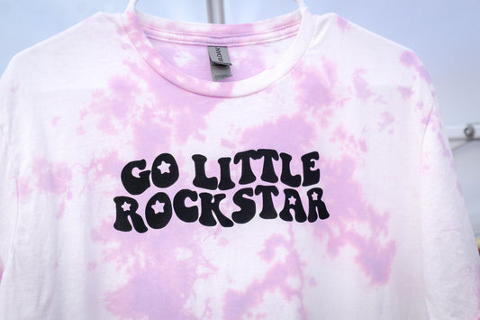 Go Little Rockstar Shirt - HAND DYED