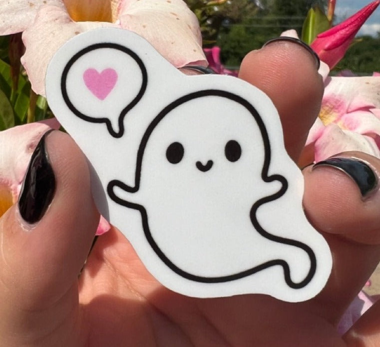 Ghost Love Message Sticker