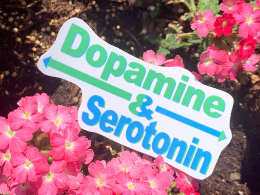 Dopamine & Serotonin Sticker - Pop Culture Inspired