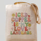 Iced Coffee Is My Love Language Tote Bag